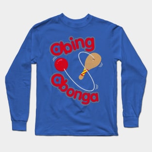 80s retro game Paddle and ball Long Sleeve T-Shirt